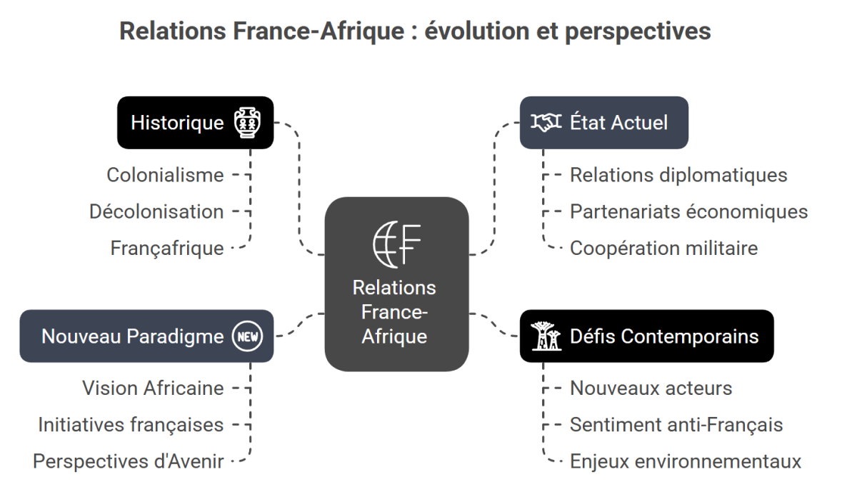 Relations entre la France et l&rsquo;Afrique aujourd&rsquo;hui : évolution et perspectives d&rsquo;une relation complexe