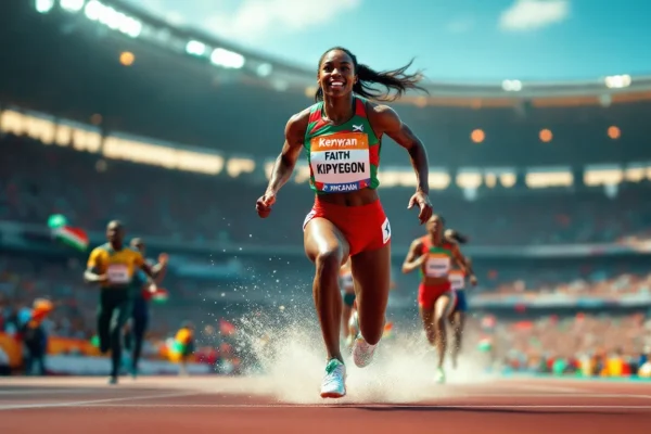 Mondiaux d&rsquo;athlétisme: insatiable Faith Kipyegon sur 1500 m, Cordell Tinch roi du 110 m haies