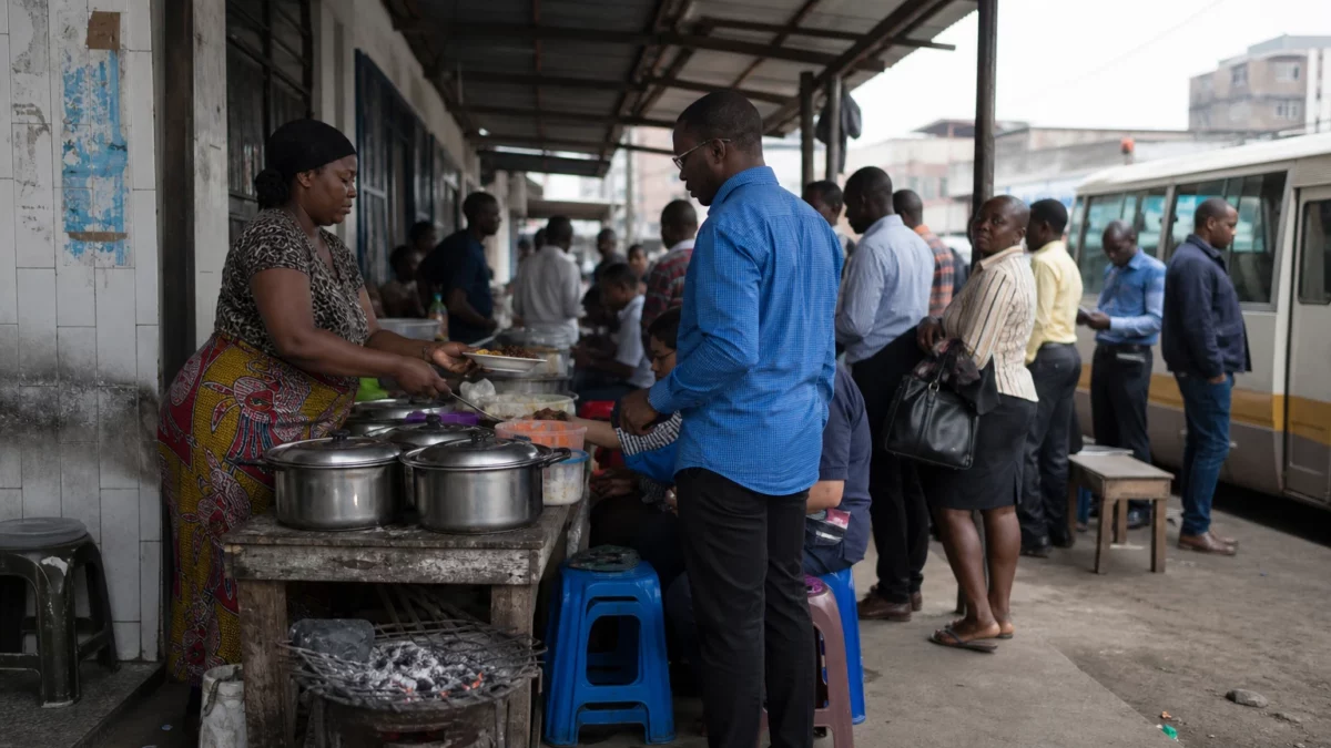 À Kinshasa, les malewa transforment le déjeuner des travailleurs en économie de proximité malgré la précarité