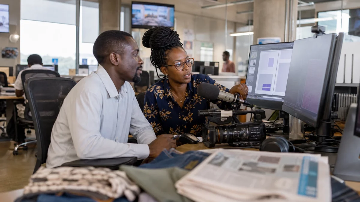À Accra, Emmanuel Aggrey Tieku transforme les panneaux publicitaires en alerte contre la fast fashion