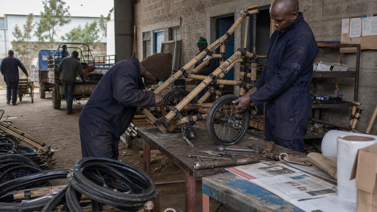 Au Kenya, des fauteuils roulants en bambou veulent combler le vide de la mobilité pédiatrique