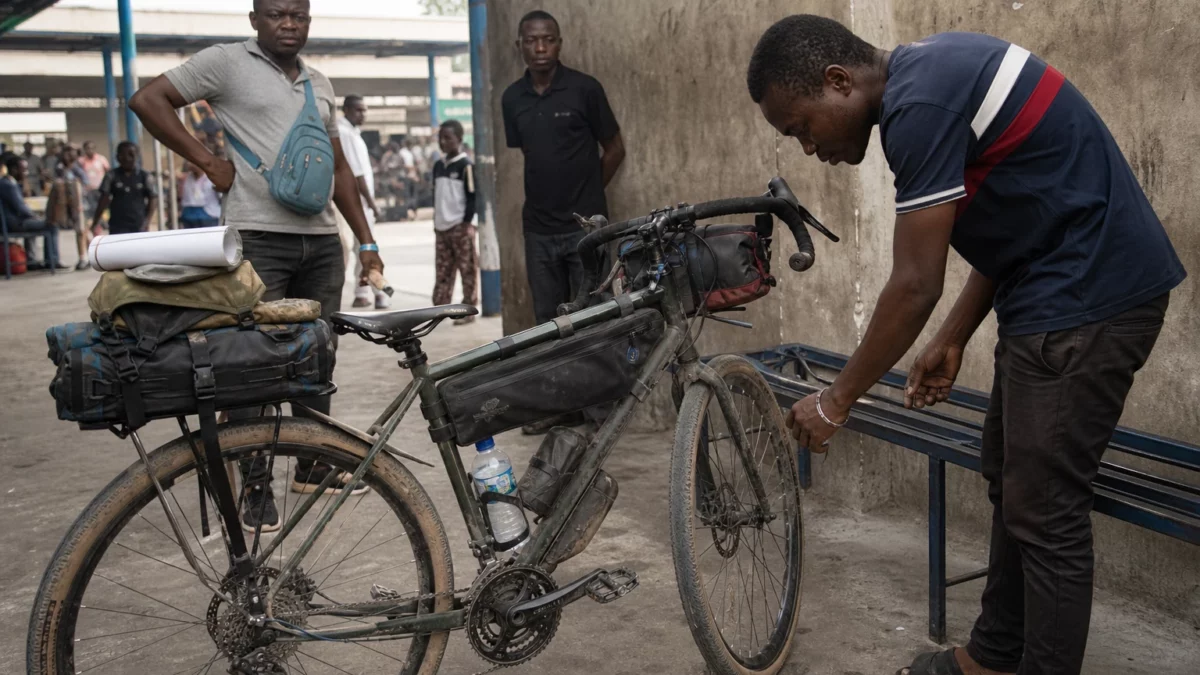 De Goma à Kinshasa, Miguel Masaisai transforme son périple à vélo en message de paix pour toute la RDC