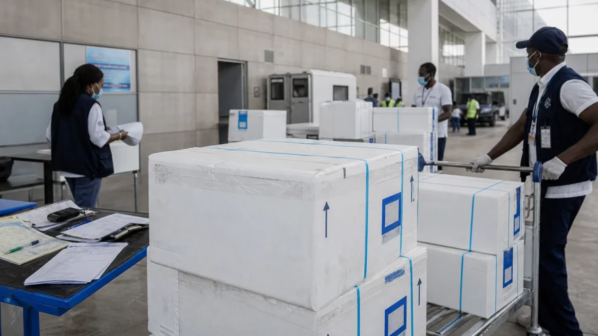 En RDC, la première livraison d’Ervebo relance la riposte contre Ebola et teste la vitesse logistique de Kinshasa