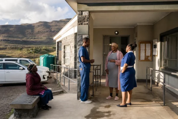 Au Lesotho, des hommes sages-femmes répondent à la pénurie de soins maternels dans les villages reculés