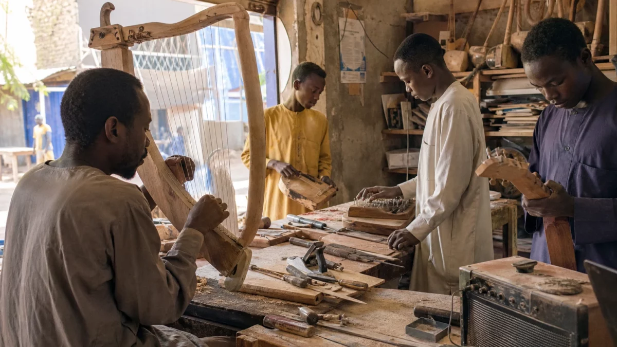 Au Tchad, Soléa Damas fait de la facture instrumentale un pont entre héritage musical et création contemporaine à N’Djamena