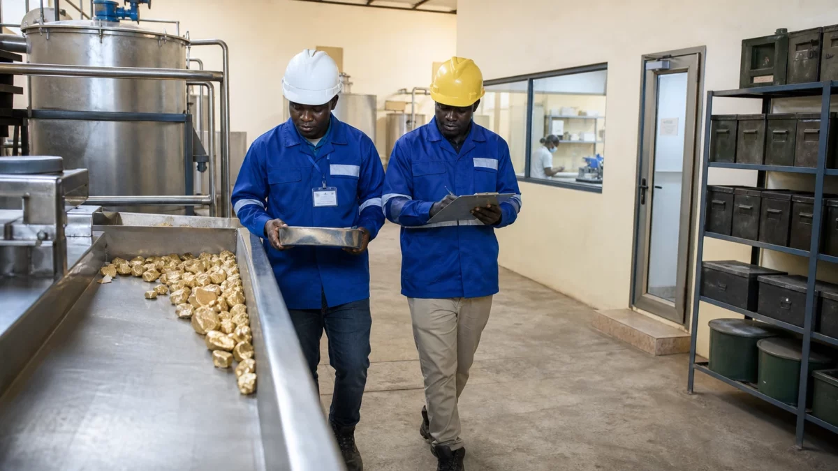 Raffinerie d’or au Burkina Faso : le pari de la transformation locale face aux défis de traçabilité et de sécurité