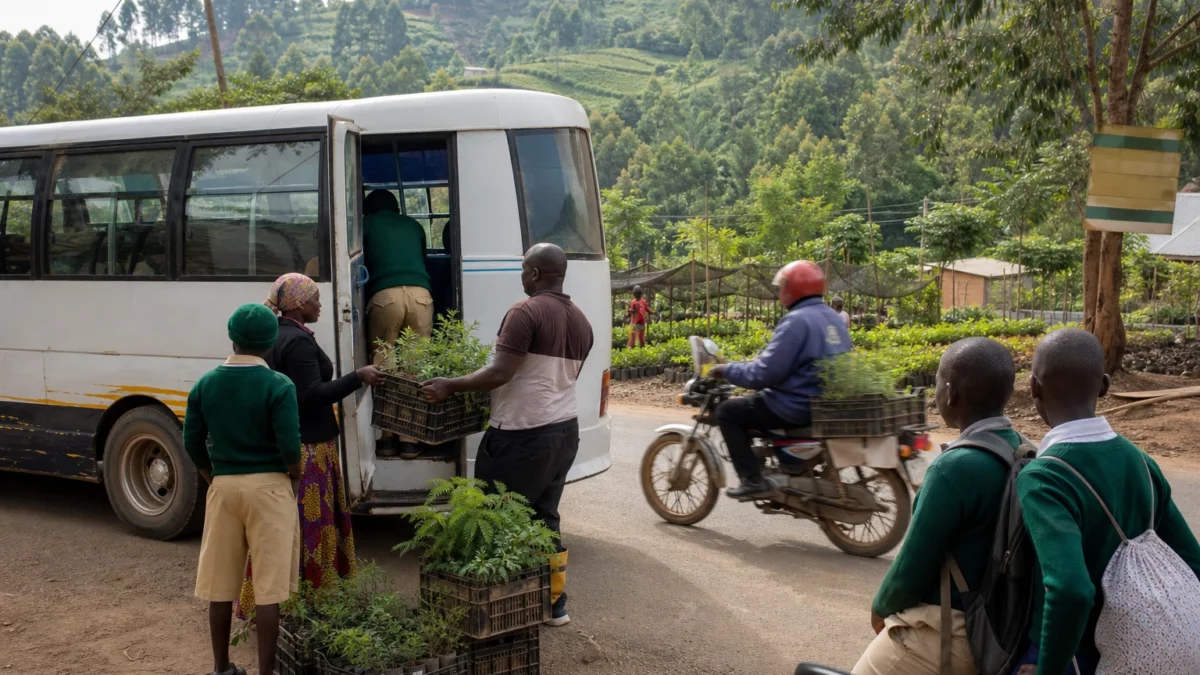 À Bwindi, les villages ougandais plantent des arbres pour préserver l’habitat des gorilles des montagnes