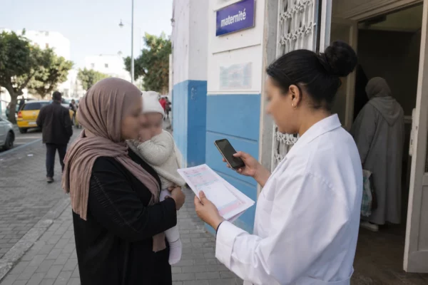 En Tunisie, la santé numérique veut relier la mère et l’enfant pour éviter les ruptures de suivi au moment décisif