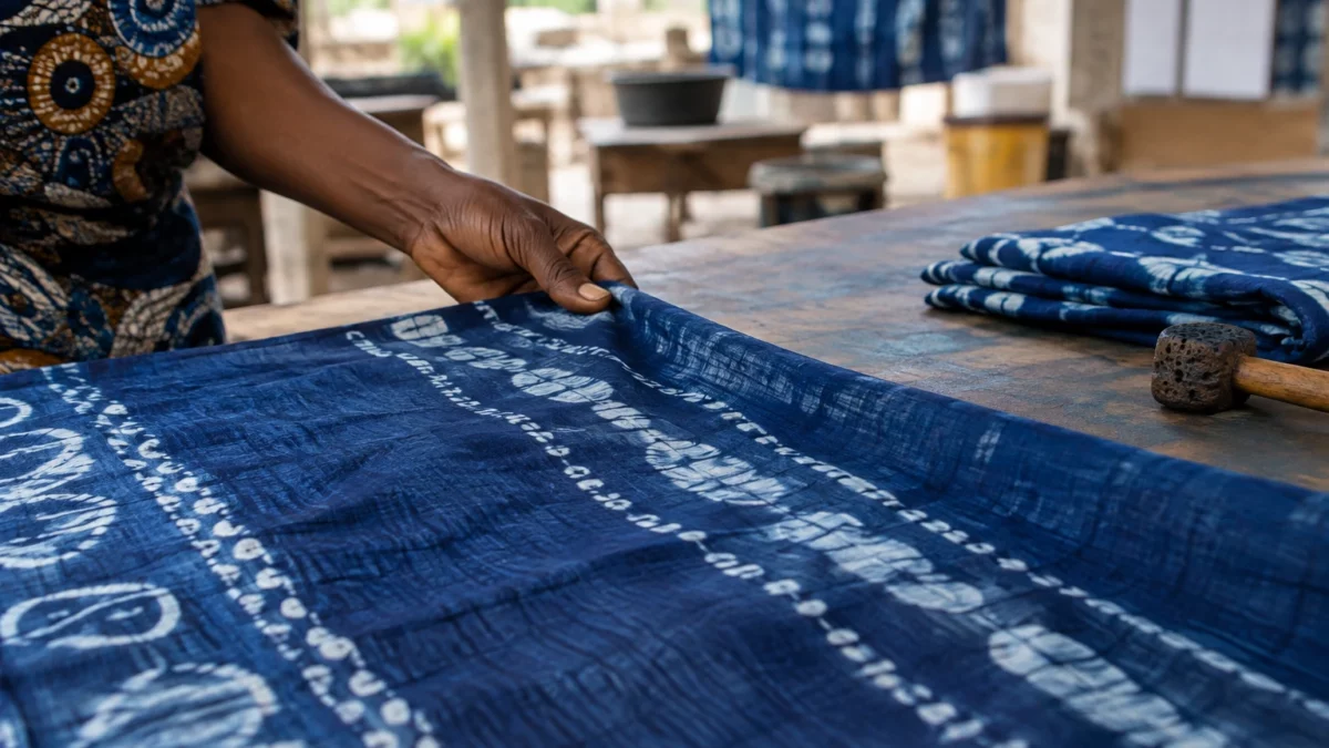 À Ouidah, l’indigo devient un outil de transmission et de création pour les artisans béninois