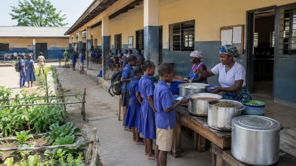 En Centrafrique, les cantines relient présence en classe et revenus agricoles, mais leur extension dépend de financements durables