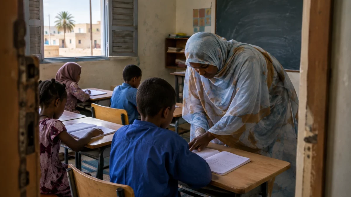 À Nouakchott, des bénévoles accueillent les élèves que les écoles publiques peinent encore à absorber