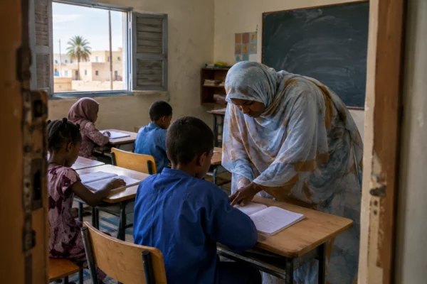 À Nouakchott, des bénévoles accueillent les élèves que les écoles publiques peinent encore à absorber