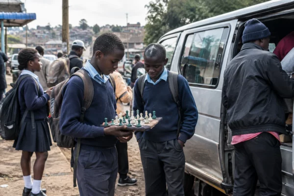 À Kibera, recycler le plastique pour ouvrir les échecs aux enfants : un modèle local entre apprentissage et économie circulaire au Kenya