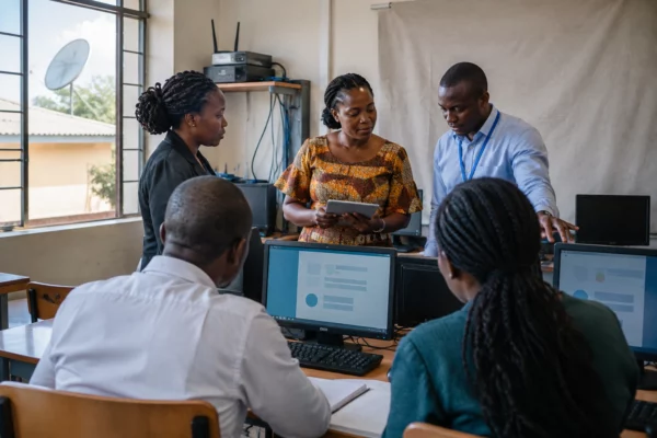En Zambie, les écoles connectées restent confrontées au défi d’un Internet assez stable pour apprendre