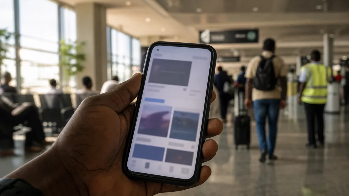 Aéroport de Lomé : comment un débordement de siphon a déclenché une polémique sur les réseaux sociaux au Togo