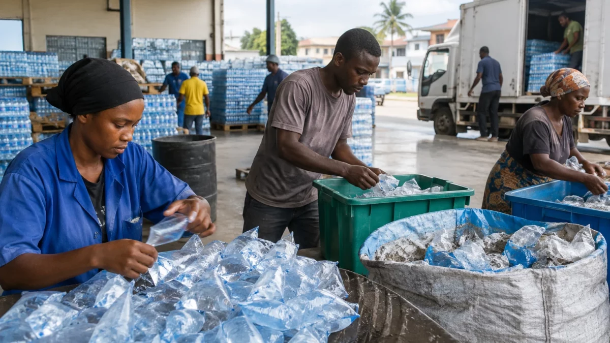 En Guinée, six mois pour rendre l’eau en sachet moins polluante sans la soustraire aux ménages modestes