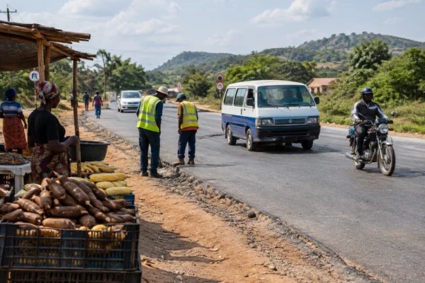 À Malanje, l’Angola mise sur cinq axes routiers pour rapprocher les récoltes des marchés et réduire l’isolement des municipalités