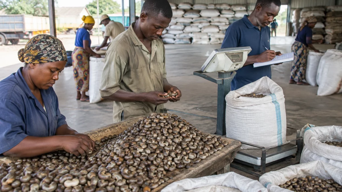 Tanzanie et Mozambique misent sur le cajou, mais récolte et ventes officielles restent sous pression en 2026/2027