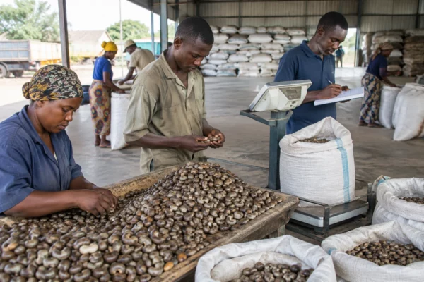 Tanzanie et Mozambique misent sur le cajou, mais récolte et ventes officielles restent sous pression en 2026/2027